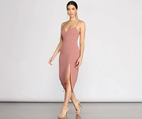 Candace Crepe Midi Dress