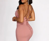 Kateri Crepe Midi Dress