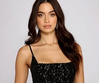 Lissie Formal Sequin Mini Dress