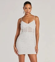 Kerrie Heatstone V-Neck Party Dress