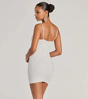 Kerrie Heatstone V-Neck Party Dress