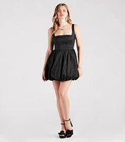 Tegan Taffeta Corset Party Bubble Dress