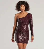 Haley Sequin Short Party Dress