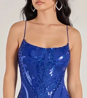 Tania Sequin Bodycon Mini Dress