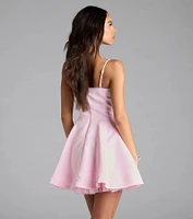 Kristiana Sweetheart A-Line Short Dress