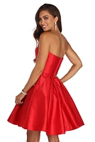 Noelle Formal Satin Party Dress