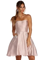 Noelle Formal Satin Party Dress