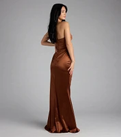 Elani Satin Mermaid Formal Dress