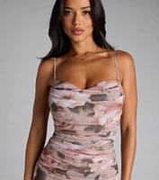 Yvette Floral Mermaid Formal Dress