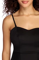 Brieann Formal Strapless Peplum Dress