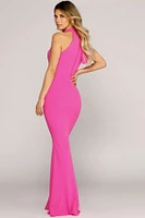 Eloise Ruffle Trim Gown