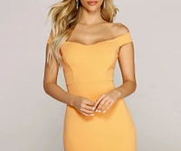 Flora Crepe Slit Gown