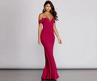 Emerson Formal Lattice Mermaid Dress