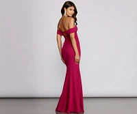 Emerson Formal Lattice Mermaid Dress