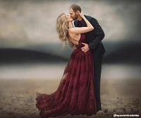 Morgan Formal Flocked Velvet Dress