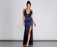 Harrah Satin Mermaid Gown
