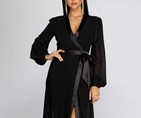 Greta Formal Tie Waist Dress