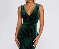 Alexis Formal Heat Stone Dress