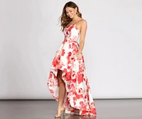 Kamala Floral High Low Dress