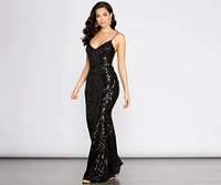 Suri Low Back Sequin Dress