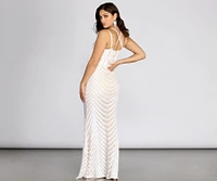 Melody Sequin Mesh Dress