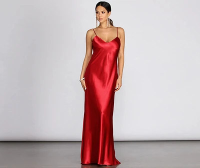 Yadira Formal Satin Dress