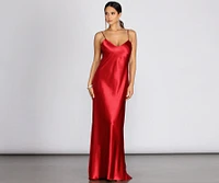 Yadira Formal Satin Dress