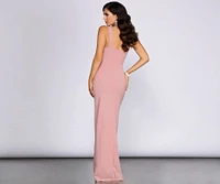 Jane Wrap Front Formal Dress