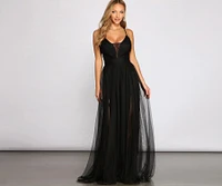 Maxine A-Line Tulle Dress