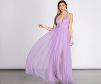 Jodi Tulle A-Line Dress
