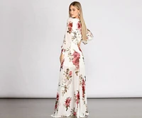 Rita Floral Chiffon Dress