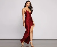 Sahara Lace Up Back Wrap Dress