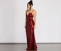 Viva Formal Sequin Mermaid Dress