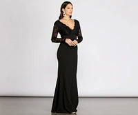 Salome Scallop Lace Mermaid Dress