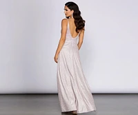 Emelie Glitter Shine A-Line Dress