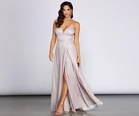 Emelie Glitter Shine A-Line Dress