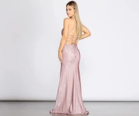 Tanna Formal Lattice Glitter Dress