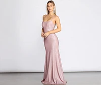 Tanna Formal Lattice Glitter Dress