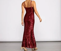 Angelina Formal Sequin Dress