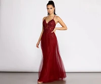 Electra Formal Lace A-Line Dress