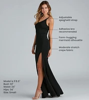 Fiona Formal One-Shoulder High Slit Dress