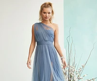 Rebecca Tulle A-Line Formal Dress