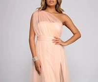 Rebecca Tulle A-Line Formal Dress