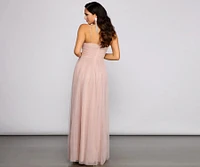 Estelle Formal High Slit A-Line Dress