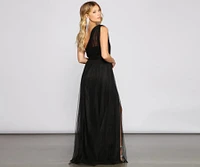 Rebecca Tulle A-Line Formal Dress