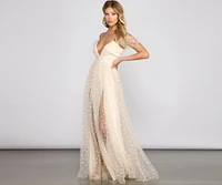 Chantal Formal Polka Dot A-Line Dress