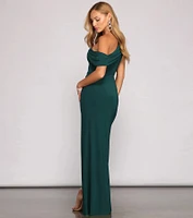 Kaleigh Off Shoulder Dress