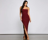 Lily Formal High Slit Dress