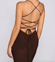 Gretchen Formal Lace-Up Dress