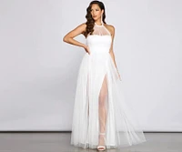 Charlie Formal Double Slit A-Line Dress
